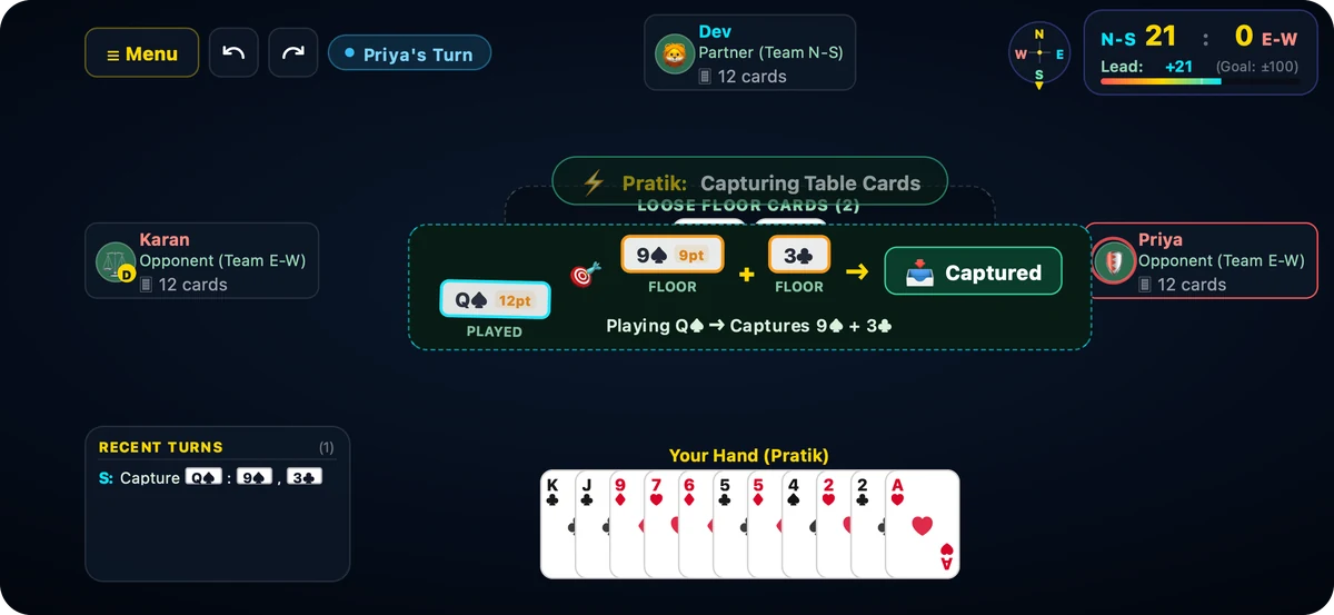 Tactical Card Captures